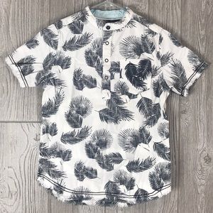 Art Class Tropical Dress Shirt 8/10